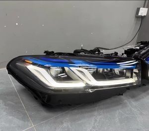 Altın göz mavi kaş LED farlar ile BMW 5 serisi (G30, G38) 18-23 modelleri için uygundur - Product Image 6