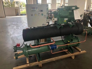 5HP10HP 15HP 380V su soğuk dalma <span class=keywords><strong>Chiller</strong></span> Bitzer yarı kapalı pistonlu R404 kompresör soğutma yoğuşma ünitesi - Product Image 5
