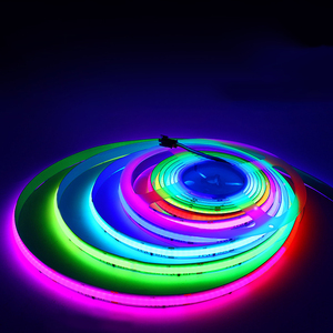 RGBIC Dreamcolor Flex COB Stripe tira luces Adressable programmabile 12V 24V digitale RGB IC Led striscia di luce per parete soffitto - Product Image 2