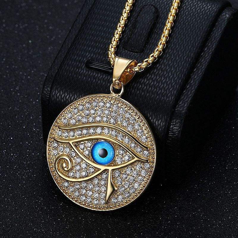 Gold Single Pendant Without Chain