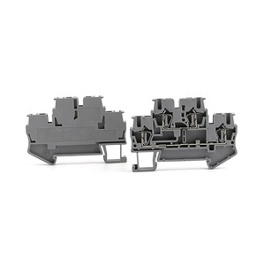 STTB 2.5 Electrical Feed Through Panel Mounted Two <strong>Double</strong> <strong>Layer</strong> Level Junction <strong>Double</strong> Level <strong>Spring</strong> Cage Din Rail <strong>Terminal</strong> <strong>Block</strong> - Product Image 3