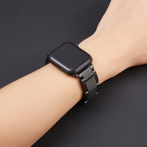 高貴な耐久性ブラッシュドマットメタルラグジュアリー45mmm44mmステンレススチールブレスレットAppleWatchシリーズ9ウルトラ2 849mmバンド用