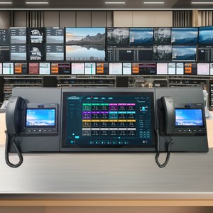 <strong>Video</strong> Emerncy Call Center Dispatcher Metro Subway Control Room Dispatch Microphone Operator Console Broadcast <strong>Intercom</strong> <strong>System</strong> - Product Image 4