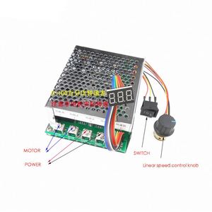 10-55V 60A 3000W reversibile regolatore di velocità del motore a corrente continua controllo PWM 12V 24V 36V 48V Display digitale del freno di inversione in avanti - Product Image 4
