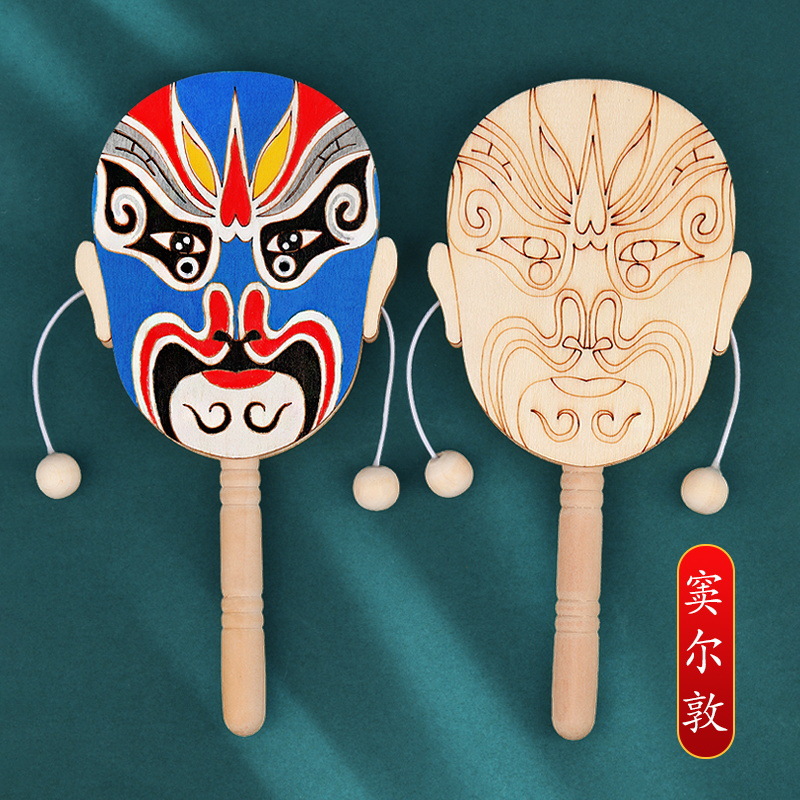 Style graffiti de l'opéra de Pékin-dou er dun+image de référence