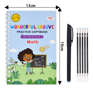 <strong>New</strong> Design Learning to <strong>Write</strong> English Groove Handwriting Practice Magic CopyBook for Kids - Product Image 6