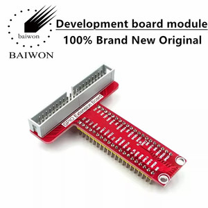 Compatibile con Raspberry Pi B + accessorio speciale scheda di espansione GPIO a forma di T scheda di sviluppo cavo nastro 40P
