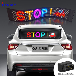 Segno di Auto OBD LED messaggio di visualizzazione dello schermo di scorrimento del finestrino posteriore Auto programmabile Mood Vehicle LED segni - Product Image 4