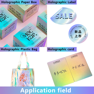Trong suốt cầu vồng Holographic nóng cán phim Holographic lớp cán phim - Product Image 3