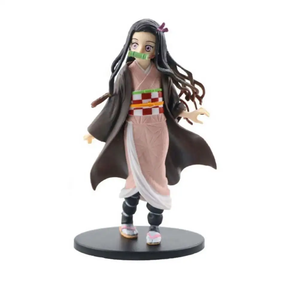 Chinese factory 15 models kimetsu no yaiba anime pvc action model figure toys action figure Use color box packaging