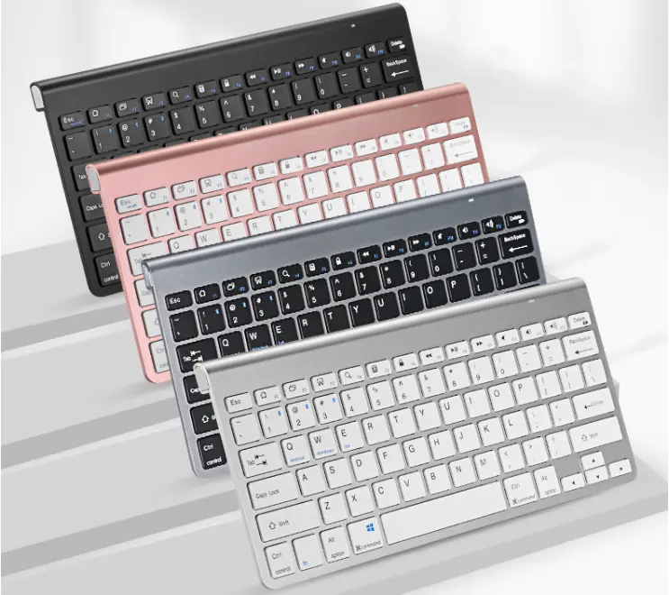 Keyboard karet silikon desain khusus, keyboard menyala, keyboard karet silikon bluetooth mini