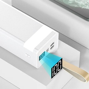 Novo <span class=keywords><strong>Design</strong></span> Aparência Simples Banco De Potência De Alta Capacidade 30000mAh Portas De Entrada Dupla Portas Usb Carregamento Rápido 22.5W PD Power Bank