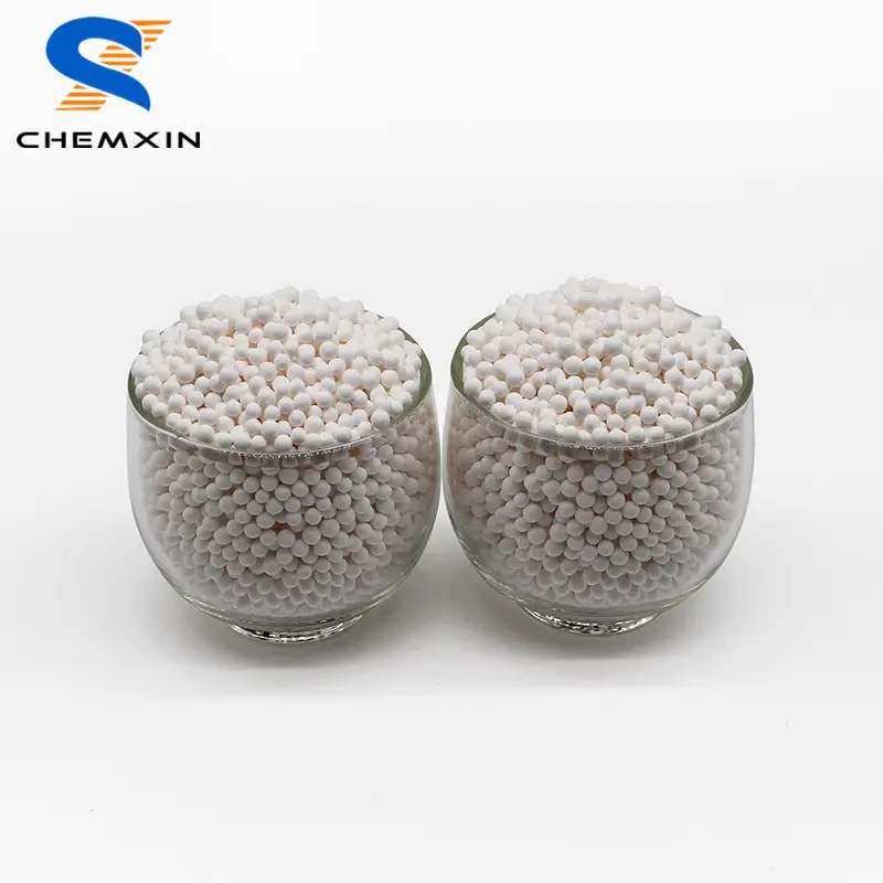 CHEMXIN KA401 alumina ativada dessecante grânulos 3-5mm 4-6mm para Ingersoll Rand secador de ar comprimido