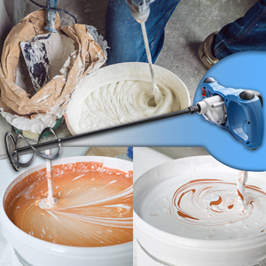 Herzo không dây xi măng Stick <span class=keywords><strong>Mixer</strong></span> với tốc độ duy nhất không chổi than di động 20V cầm tay sơn <span class=keywords><strong>Mixer</strong></span> - Product Image 6