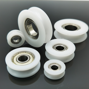 Tải trọng 15kg U rãnh ròng rọc mang 684 BSU68414-5 4x14x5mm ID 4mm OD 14mm Độ dày 5mm POM nylon cao su tráng vòng bi - Product Image 1