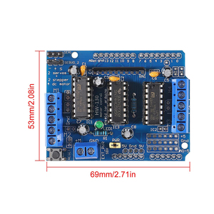 Für L293D DC-Motorantrieb Schrittmotor-Antriebsschild-Erweiterungs karte Passend für Arduino / Due milanove / Raspberry Pi
