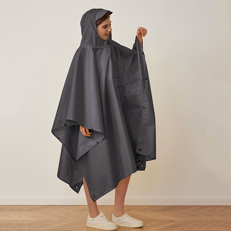 Couche en PU gris + Poches + Sac de rangement