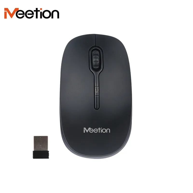 MEETION R547 Usb sottile ottico Inalambrico per Computer senza fili Mouse 2019 portatile a buon mercato Mini tasca 2.4g batteria per ufficio 2019 Stock