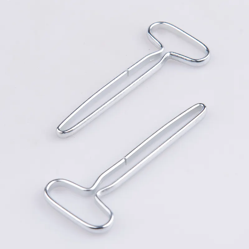 wholesale carbon steel galvanized toothpaste squeezer bent wire press tube keys