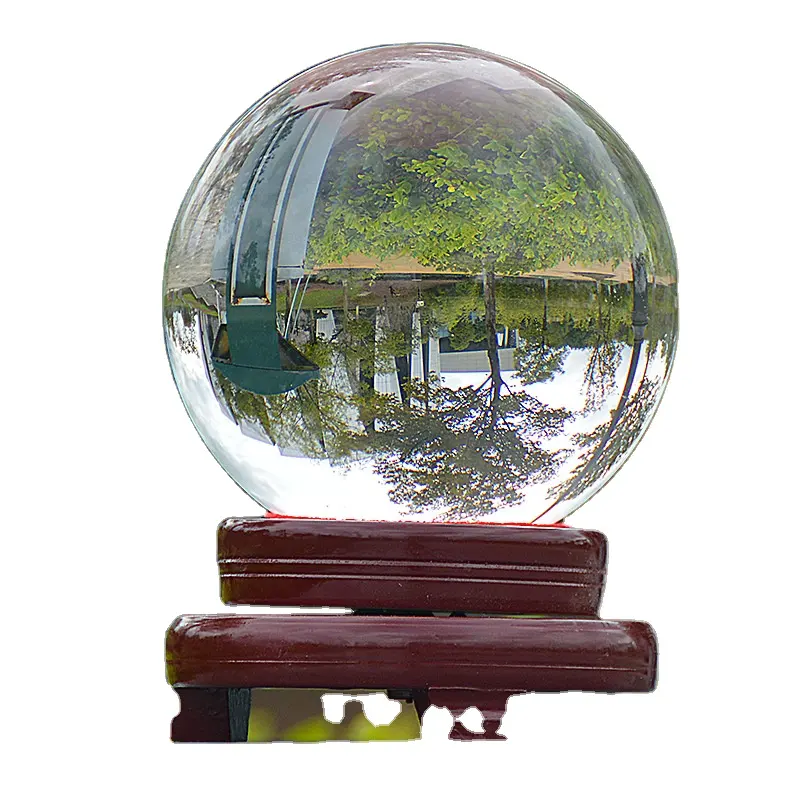 Sfera di vetro K9 Super trasparente, 60mm varie dimensioni incisione sfera di cristallo K9, fotografia con sfera di cristallo