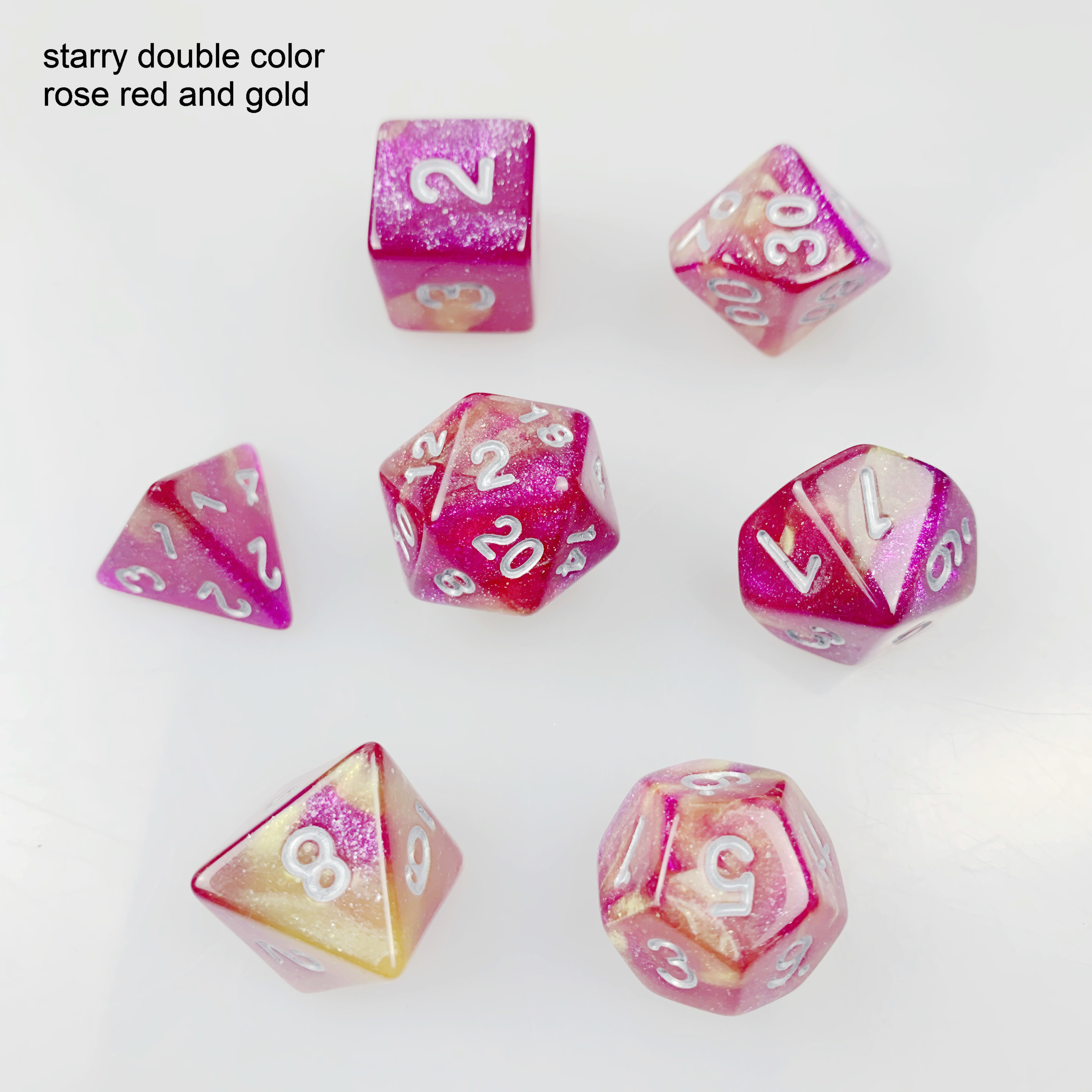 Starry Rose สีแดงและทอง