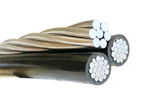 Havai demet kablo Triplex havai <span class=keywords><strong>ABC</strong></span> alüminyum <span class=keywords><strong>ABC</strong></span> kablo 2 çekirdek 16mm2 25mm2 XLPE yalıtım