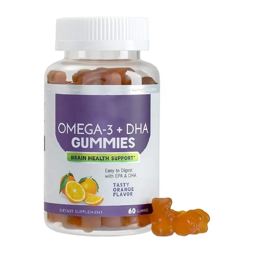 Extracto de plantas naturales de 3 a 6 y 9 pectina para niños, vitamina Prenatal con Dha, ácido fólico y hierro, gomitas Omega 3