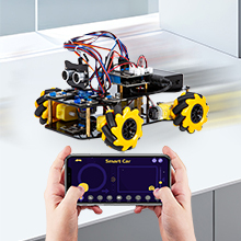 ESP32 Smart Car IoT Programmier bares 4WD-Roboter-DIY-Kit EatM Education App Control Kompatibel mit Arduino Uno Kit für Robotics Educat - Product Image 3