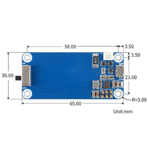 5V USV unterbrechung freies Strom versorgungs modul Breakout HAT Starter Kit für RPI Raspberry Pi Zero 2 W WH 2 W Board , 1000mAh Batterie - Product Image 5
