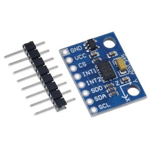 Sensor de inclinación por gravedad de tres ejes digital, módulo de gradiente de aceleración, transmisión IIC/SPI, GY-291 ADXL345 - Product Image 1