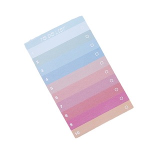 Notas adhesivas de papelería de fábrica al por mayor, varios colores, 8*13cm, 80g, Bloc de notas de papel offset, 40G, papel de cuaderno de papelería múltiple - Product Image 2