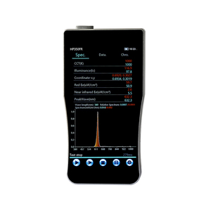 LED/ekran testi 550-1100nm PC yazılımı için taşınabilir el kızılötesi spektrometre CE sertifikalı 0.2nm çözünürlük 5-inç - Product Image 1