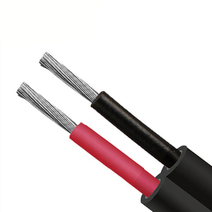 4mm2デュアルコアソーラーDCケーブル1000V2コアPV1-F、ソーラーエネルギーシステム用100メートルロール付き - Product Image 1