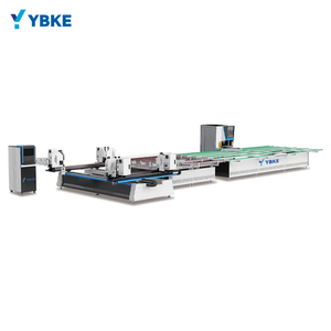 Automatico CNC orizzontale PVC UPVC telaio quattro angoli pulizia e saldatura macchina finestra e porta linea di produzione macchina che fa macchina - Product Image 1