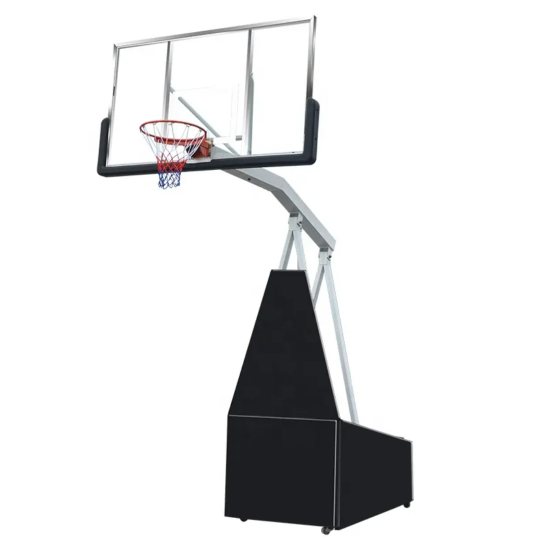 Soporte de aro de baloncesto portátil a precio de fábrica para entrenamiento de baloncesto