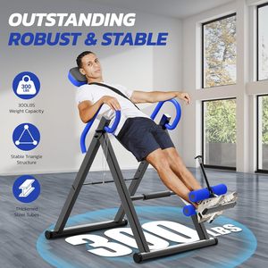 Wellshow-Mesa de inversión deportiva resistente con cinturón protector ajustable, mesa de inversión para aliviar el dolor de espalda