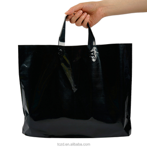 定制彩色塑料袋软环手柄LDPE/HDPE手提袋带手柄服装袋 - Product Image 4