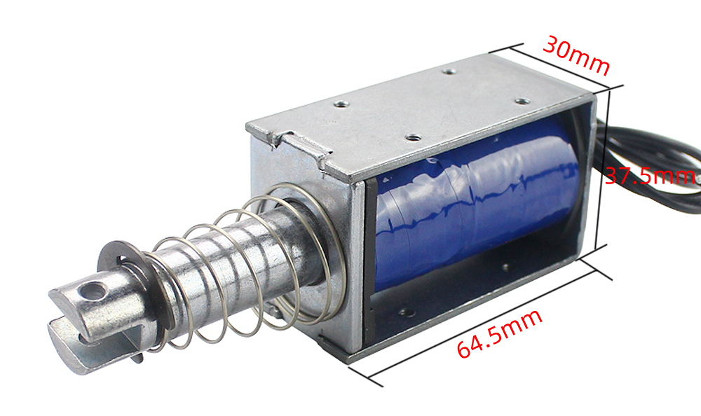 LY019 strong push-pull electromagnet DC12v 24v traction solenoid telescopic rod stroke 23mm electromagnetic lock 1 He14bf4e8bdd84c89b867395c0da3fa9cN