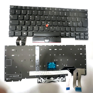 联想Thinkpad T14第1代键盘法国阿塞拜疆布局，带背光键盘T14第1代笔记本电脑背光键盘指针 - Product Image 1