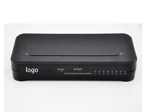 Interruttore di rete Ethernet a 8 porte, switch di rete 8/100Mbps per uso domestico o in ufficio