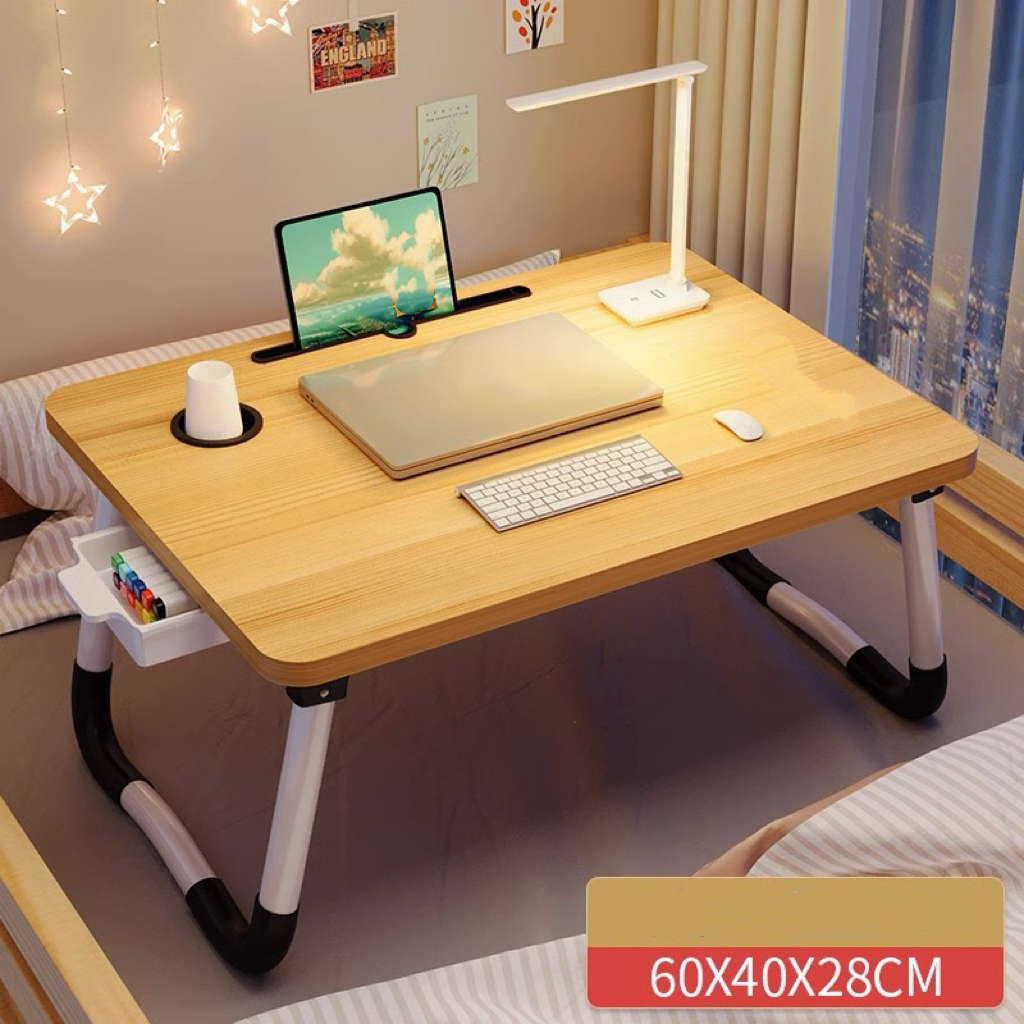 Natural Wood-Drawer+card slot+cup slot-60*40*28cm