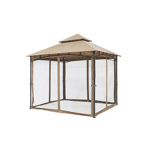 <span class=keywords><strong>Alibaba</strong></span> Top Kwaliteit Draagbare Waterdichte Outdoor Zonnescherm Gelegeerd Stalen Frame Tuinhuisje Pop-Up Instant Paviljoen Tent Met Klamboe - Product Image 1