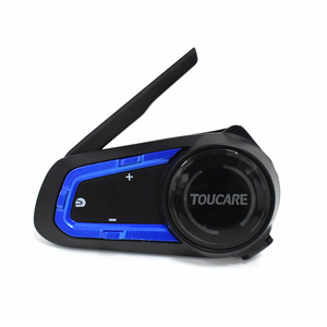 TOUCARE V10 Dual Chip Bluetooth Headset 8 Riders Intercom Casco de motocicleta Altavoces con cancelación de ruido para motocicleta - Product Image 1