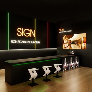 Thiết kế mới triển lãm thương mại hiển thị đồ nội thất dẫn đăng ký quảng cáo hộp Đèn Banner rượu vang cốc hiển thị kệ trưng bày - Product Image 6