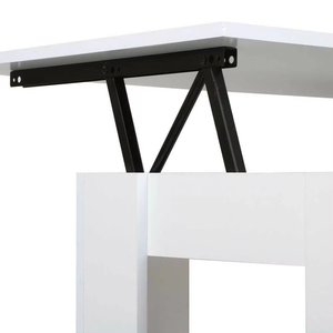 Adjustable Multifunctional Coffee <strong>Table</strong> <strong>With</strong> Hidden Storage <strong>Drawer</strong> Compartment Stainless Steel Leg <strong>End</strong> <strong>Table</strong> - Product Image 6