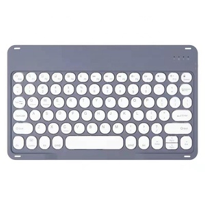 Teclado inalámbrico ultradelgado de colores, teclado recargable BT para iPad, teléfono inteligente, PC, MacBook, Android, iOS, dispositivo Windows - Product Image 6