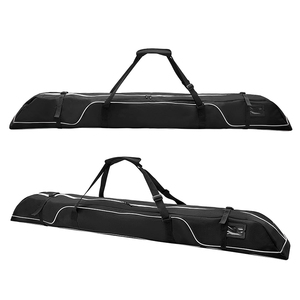 Custom Travel Ski Bag Padded Ski Carrier with Large Compartment for Snowboard <strong>and</strong> Single Skis Lightweight Transport Bag - Product Image 3