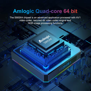 Factory Android <strong>11</strong> Smart Tv Box Amlogic 4k Set Top Octa Core TV Box Bundle Ultra HD TV Box Built-in Voice Remote Control - Product Image 2