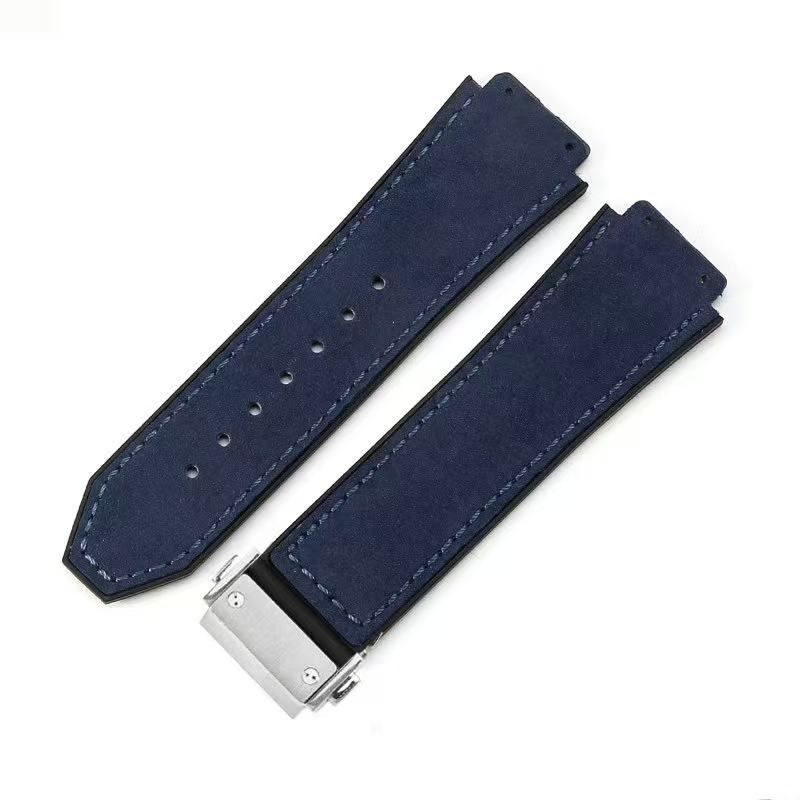 Boucle bleue + argent