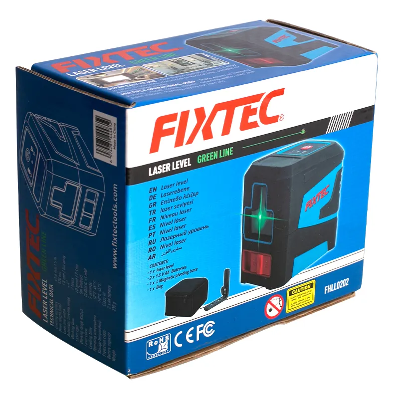 Fixtec ขาตั้งกล้องเลเซอร์แบบหมุนได้ขนาดเล็กสีเขียวสำหรับใช้ในร่มโหมดเลเซอร์กลางแจ้ง